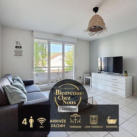 Ferienwohnung Sejour Cosy - Lit 180X200 - Wifi - Parking Clermont-Ferrand Exterior foto